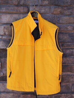 Stone Island Soft Shell-R PrimaLoft Gilet Vest Yellow L NWT 7715G0327